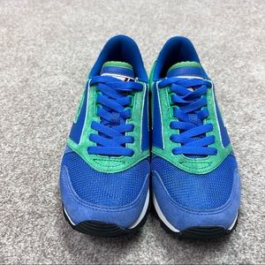 Brooks Women's Blue Green Lace Up Sneakers Size 9